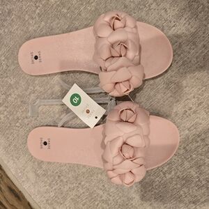 Women's Pink Floral Sandals